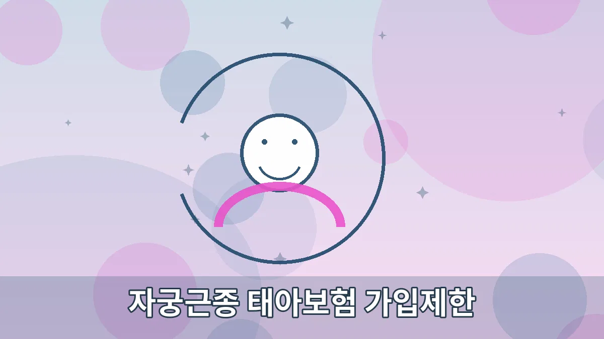 자궁근종 태아보험 가입제한 안내 이미지 3