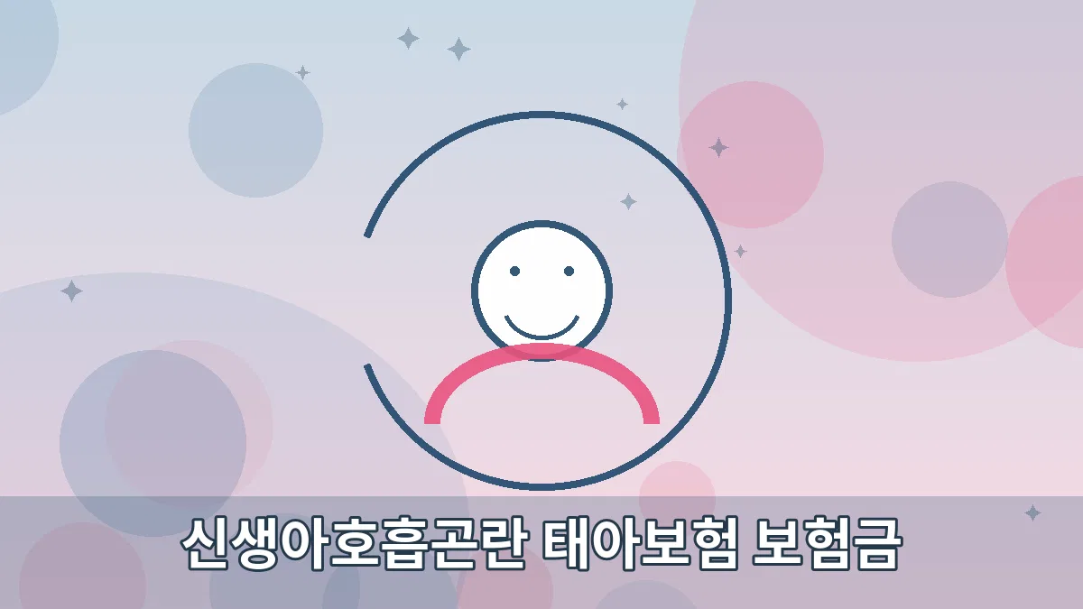 신생아호흡곤란 태아보험 보험금 안내 이미지 4