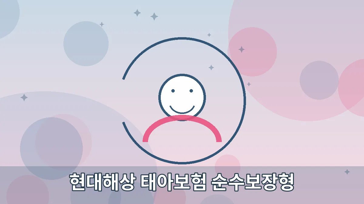 현대해상 태아보험 순수보장형 안내 이미지 4