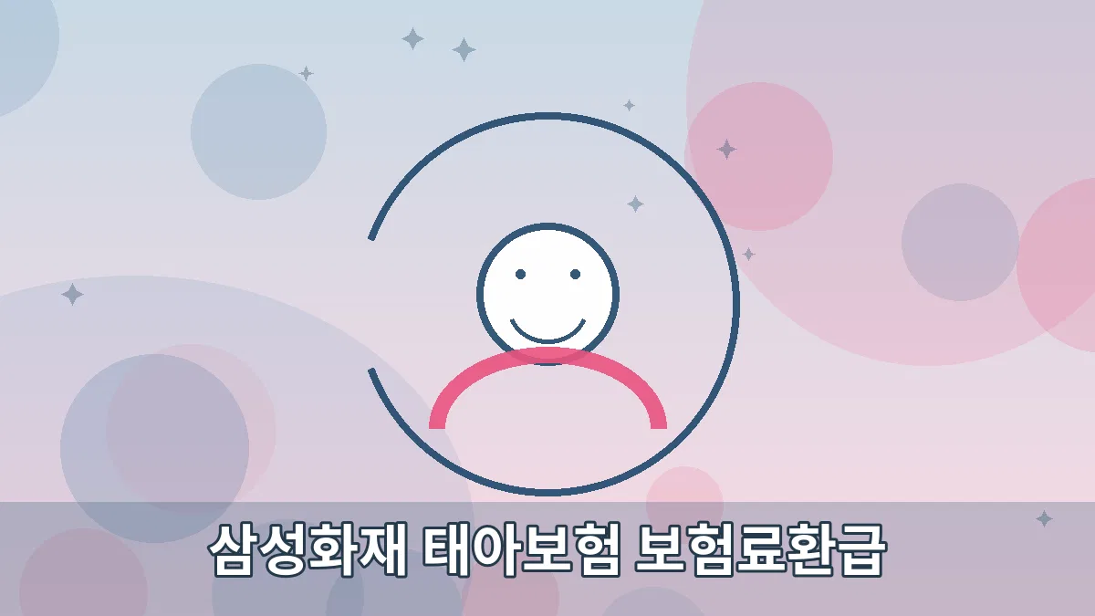 삼성화재 태아보험 보험료환급 안내 이미지 4