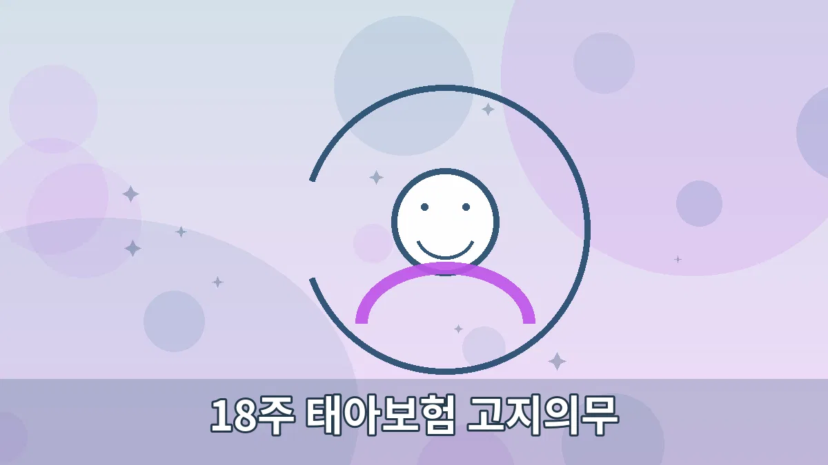 18주 태아보험 고지의무 안내 이미지 2